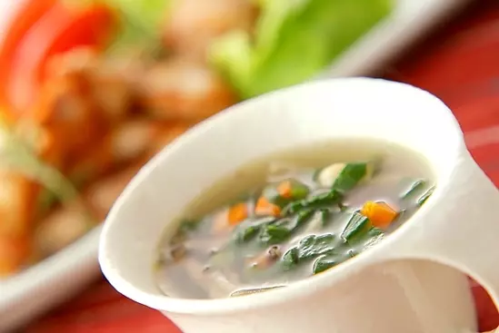 ほうれん草スープ レシピ 作り方 E レシピ 料理のプロが作る簡単レシピ