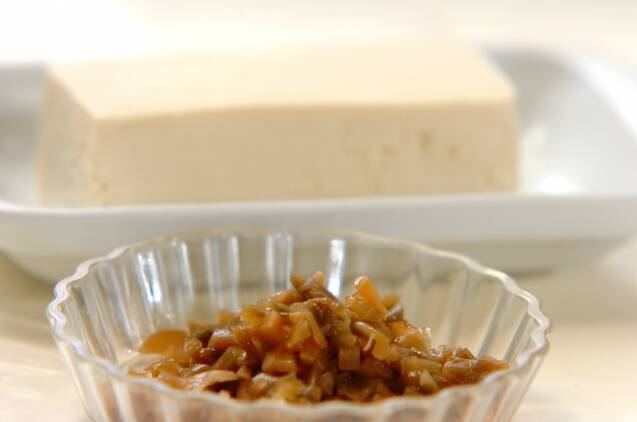 豆腐のザーサイ和えの作り方の手順1