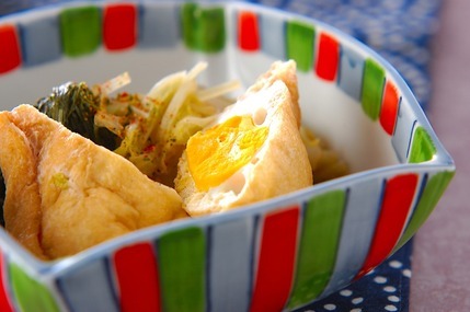 揚げ袋と白菜の煮物