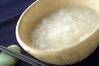 土鍋で白粥の作り方の手順