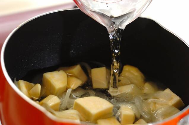 サツマイモのポタージュの作り方の手順3