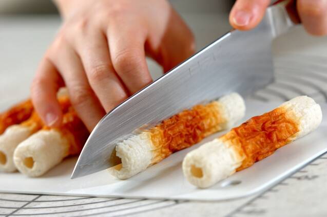 ちくわコロネの作り方の手順2