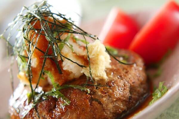 春の和風ハンバーグ