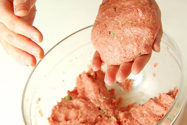 春の和風ハンバーグの作り方の手順9