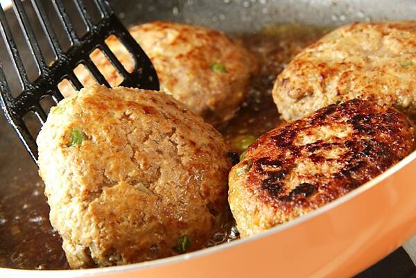 春の和風ハンバーグの作り方の手順11