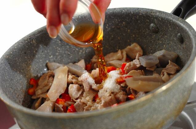 レンコンのエスニックきんぴらの作り方の手順4