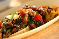 牛肉とトマトの中華炒め