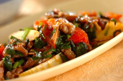 牛肉とトマトの中華炒め