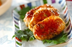 枝豆入り鶏つくね