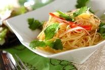 ミョウガのサッパリ冷製パスタ