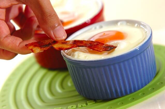 レンジでエッグスラットの作り方の手順6