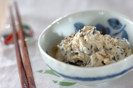 五目ヒジキの白和え