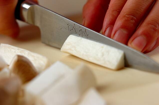 エリンギの唐揚げの作り方の手順1