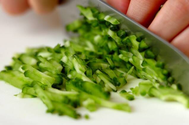 ゴーヤとツナのホットサンドの作り方の手順2