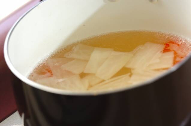 白みそ雑煮の作り方の手順5