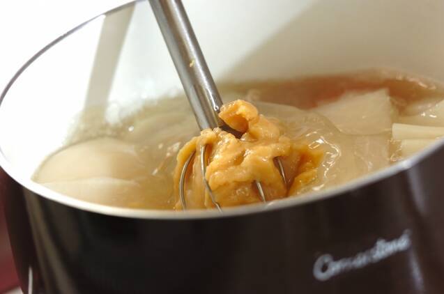 白みそ雑煮の作り方の手順6