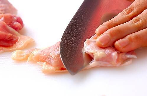 鶏肉の竜田揚げの作り方の手順1