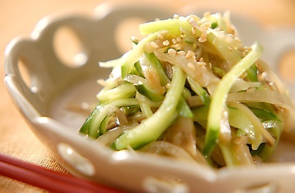 ザーサイキュウリの漬物