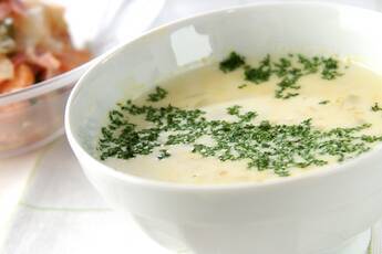 つぶつぶカボチャスープ