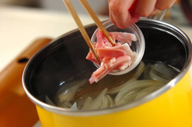 オニオンスープの作り方の手順4