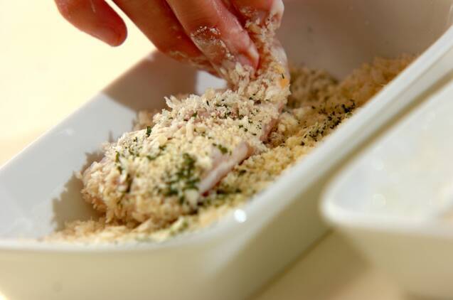 ささ身のサクサクフライの作り方の手順5