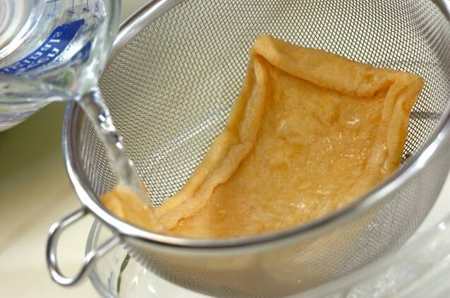 しらたきとお揚げさんの煮物の作り方の手順2