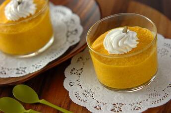 甘酒とカボチャのとろとろプリン