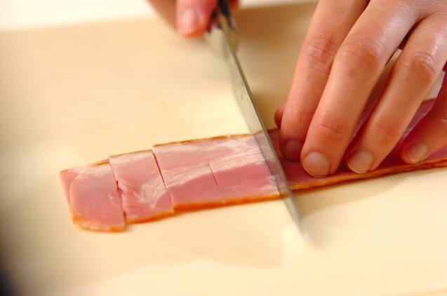 ブロッコリーの白ワイン蒸しの作り方の手順1