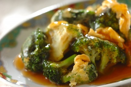 ブロッコリーの卵炒め