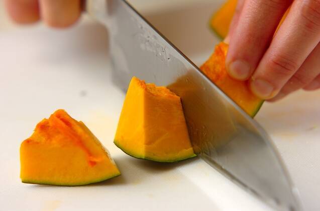 カボチャのレモン煮の作り方の手順1