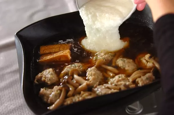 とろろ鍋の作り方2