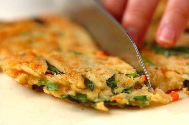 もっちりおからチヂミの作り方の手順3