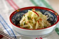 切干し大根の水キムチ風