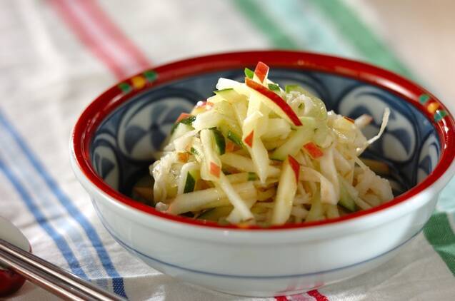 切干し大根の水キムチ風