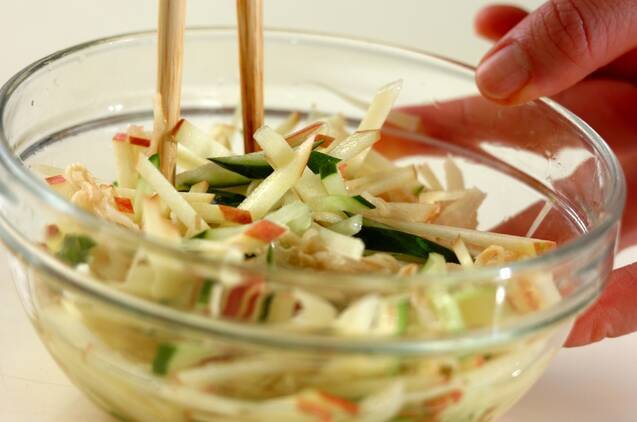 切干し大根の水キムチ風の作り方の手順4