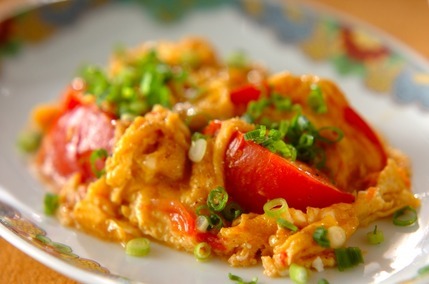 定番中華！トマトとふんわり卵の炒め物