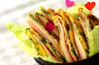 サンドイッチ風卵焼き