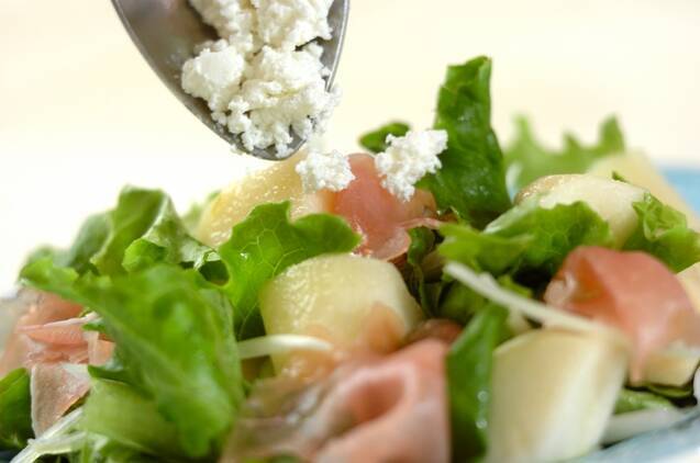 洋梨のサラダの作り方の手順3