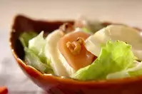 洋梨と生ハムのサラダ