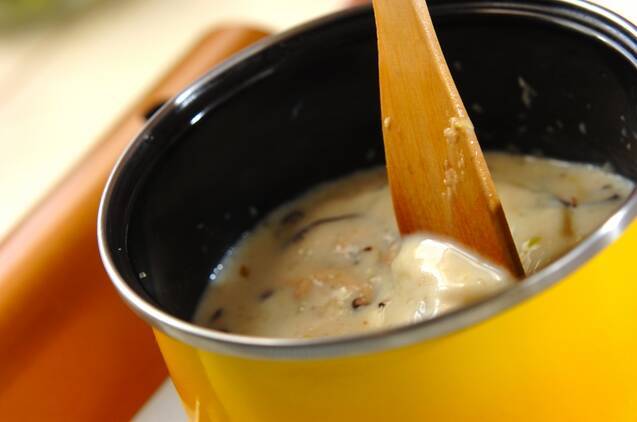 豆乳入りクリーミーコーンスープの作り方の手順2