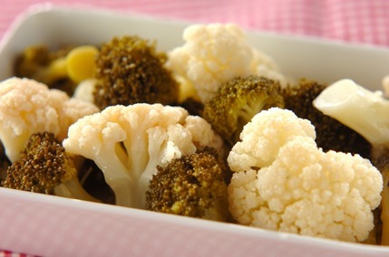 カリフラワーとブロッコリーの甘酢和え