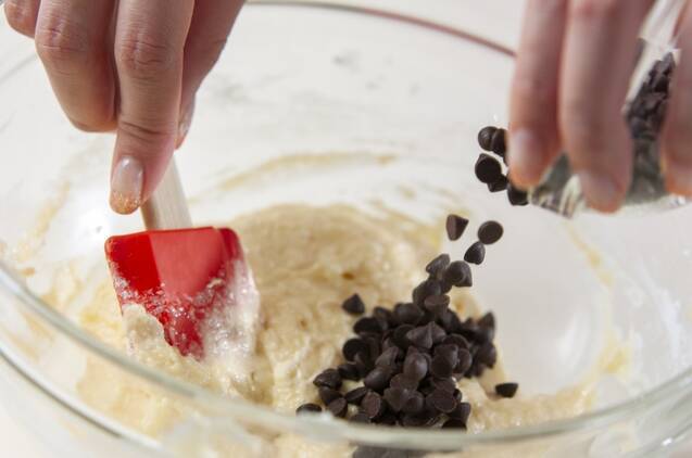 アメリカで出会ったチョコチップマフィンの作り方の手順5