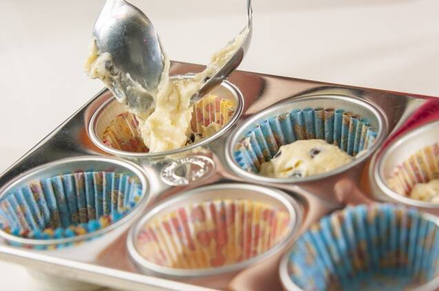 アメリカで出会ったチョコチップマフィンの作り方の手順6