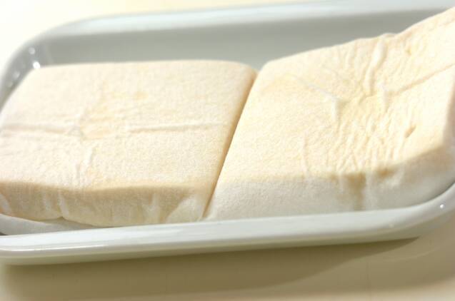 崩し豆腐の香味しょうゆ和えの作り方の手順1