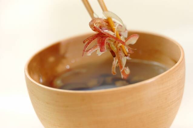 シジミのおすましの作り方の手順3