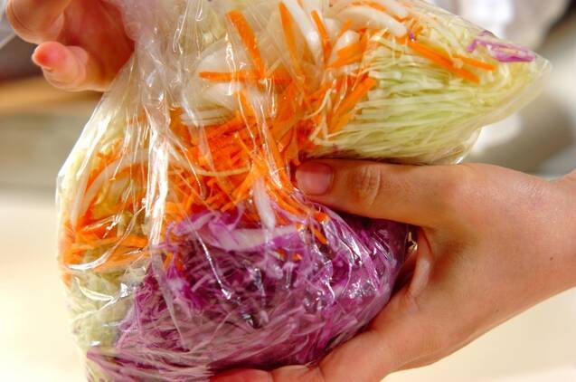 サッパリコールスローの作り方の手順4