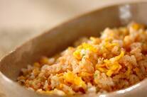タラコと卵のチャーハン