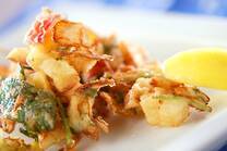 イカのかき揚げ