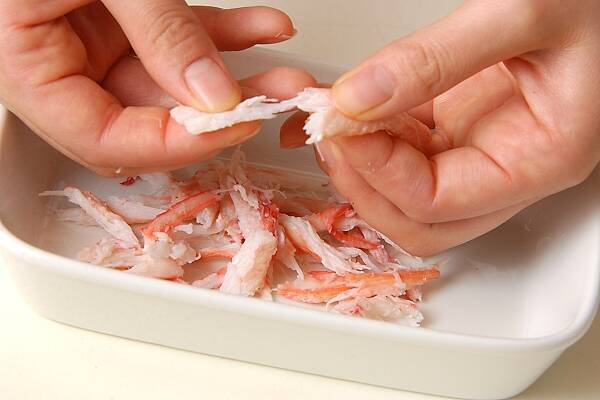 カニクリームコロッケの作り方の手順1