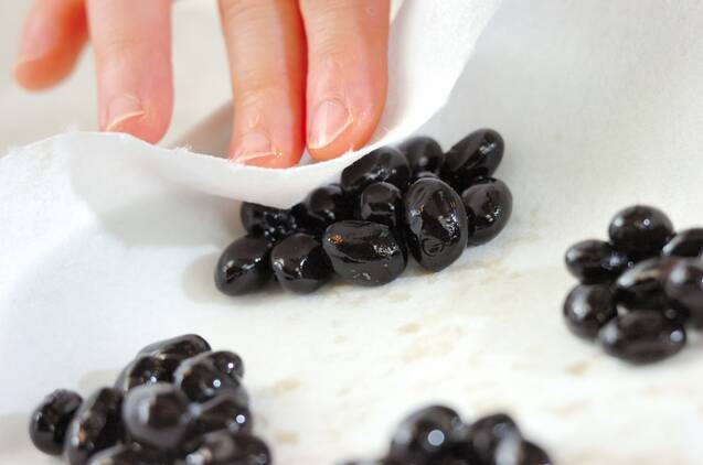 黒豆きな粉もちの作り方の手順1